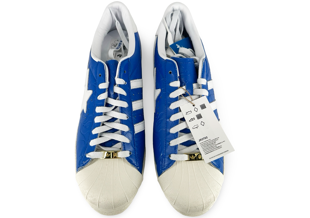 adidas Superstar Vintage Bape Blue White