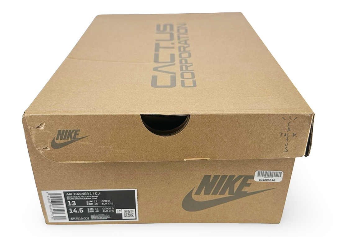 Nike Air Trainer 1 SP Travis Scott Grey Haze