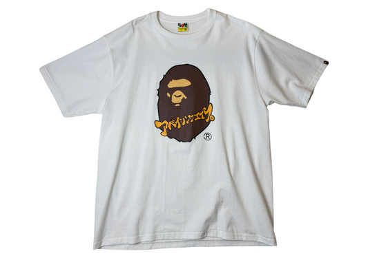 BAPE Katakana Ape Head Tee (SS24) White
