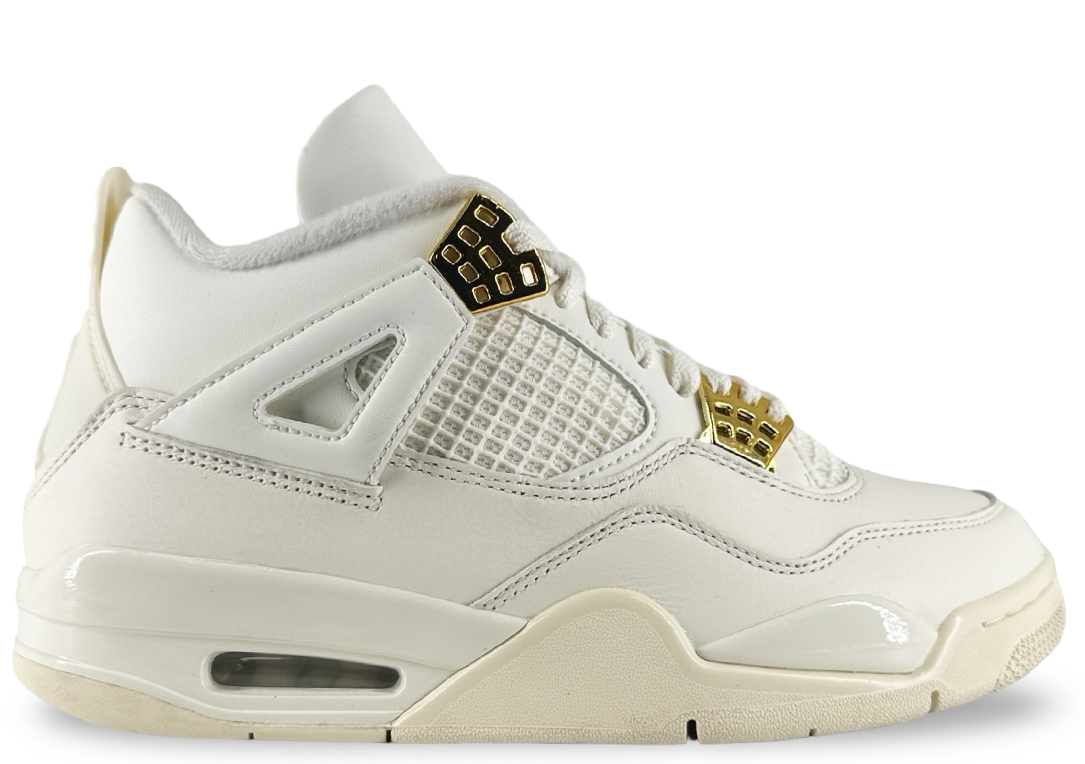 Jordan 4 Retro Metallic Gold (Women's)