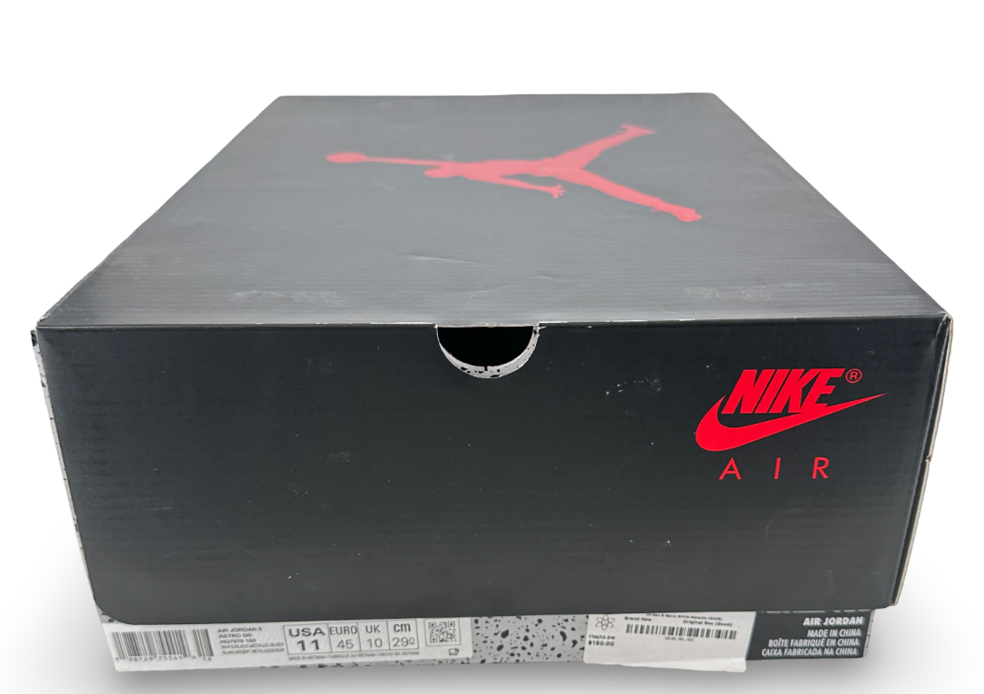 Jordan 5 Retro White Metallic (2026)
