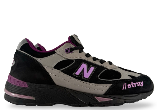 New Balance 991 Stray Rats Black