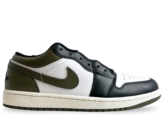 Jordan 1 Low Black Toe Medium Olive