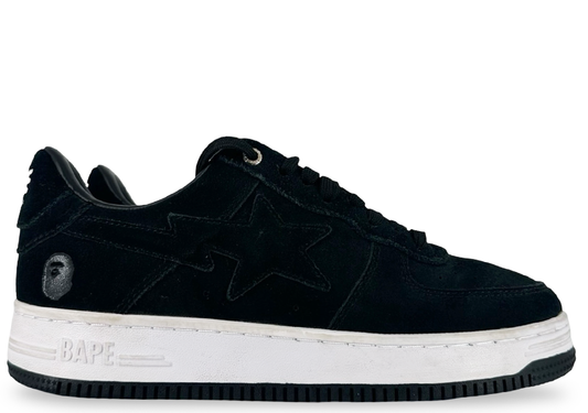 A Bathing Ape Bape Sta Black Suede