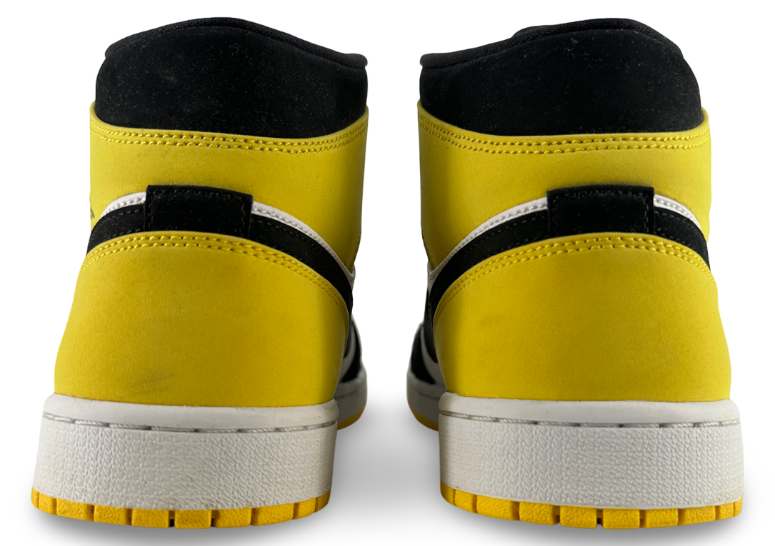 Jordan 1 Mid Yellow Toe Black