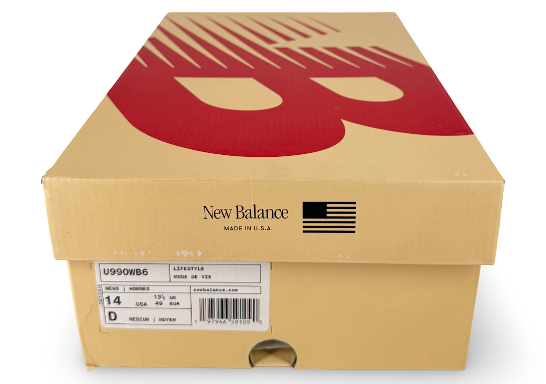 New Balance 990v6 MiUSA Teddy Santis White Black Plum