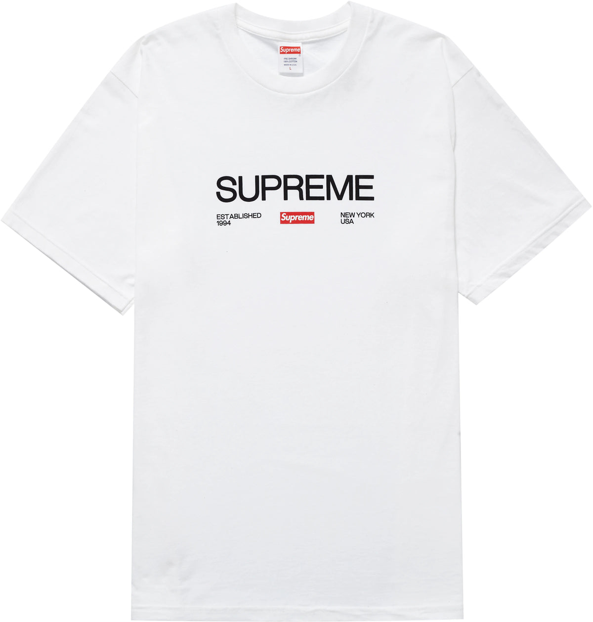 Supreme Est. 1994 Tee White