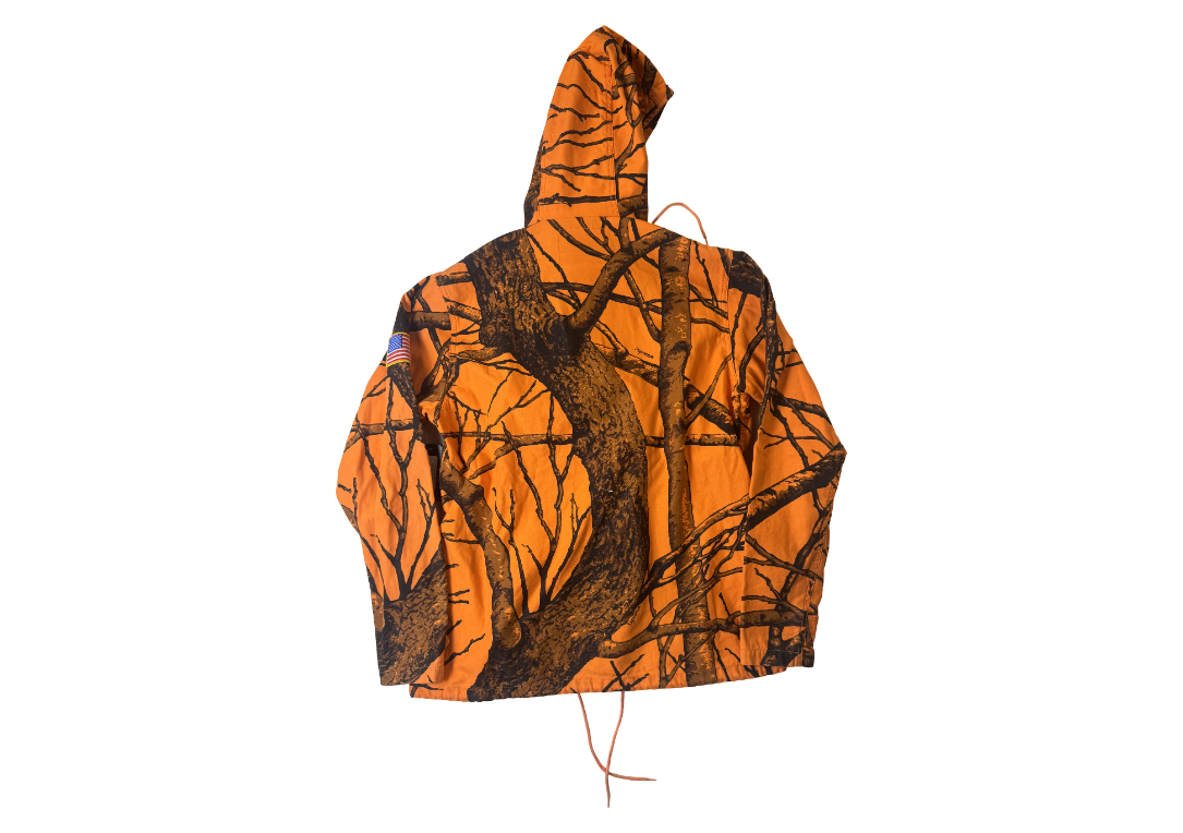 Supreme Tree Camo Field Pullover Orange