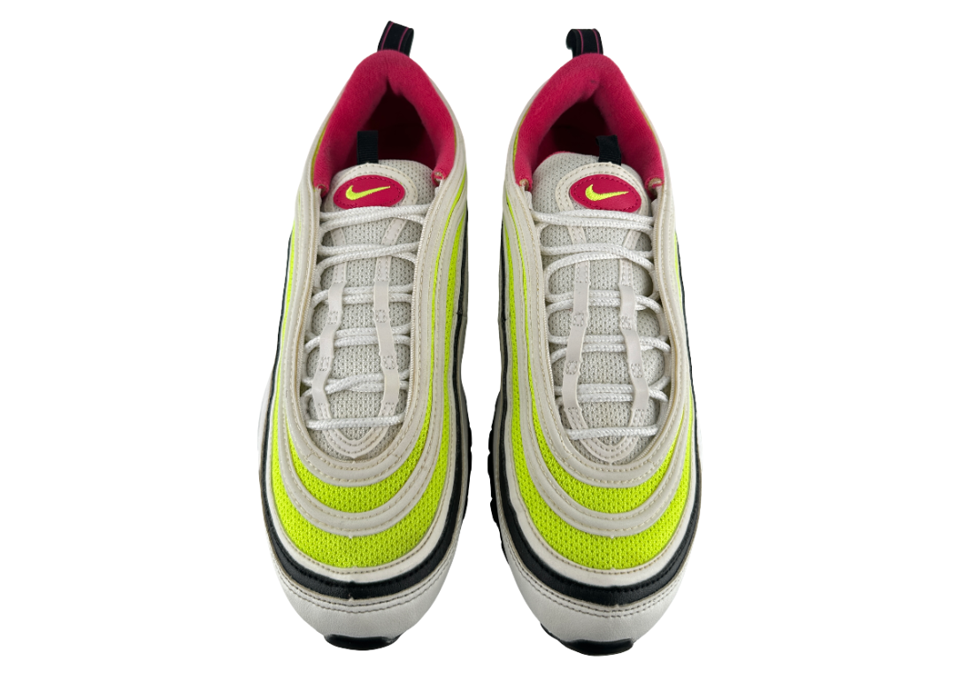 Nike Air Max 97 White Black Volt Rush Pink