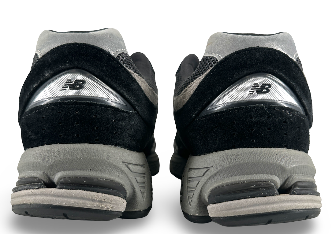 New Balance 2002R Black Dark Grey White