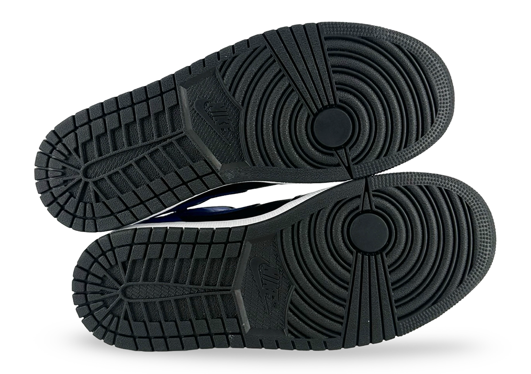 Jordan 1 Mid Hyper Royal Tumbled Leather