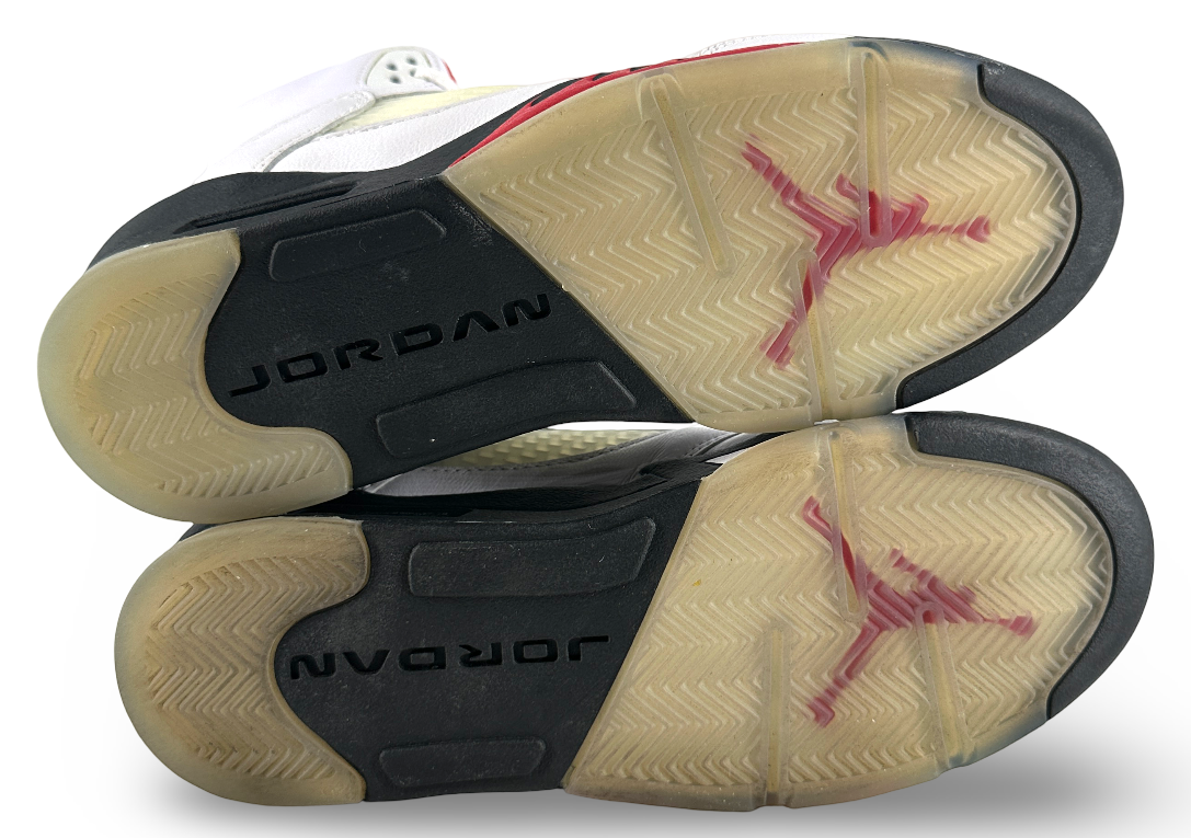Jordan 5 Retro Fire Red Silver Tongue (2020) (GS)