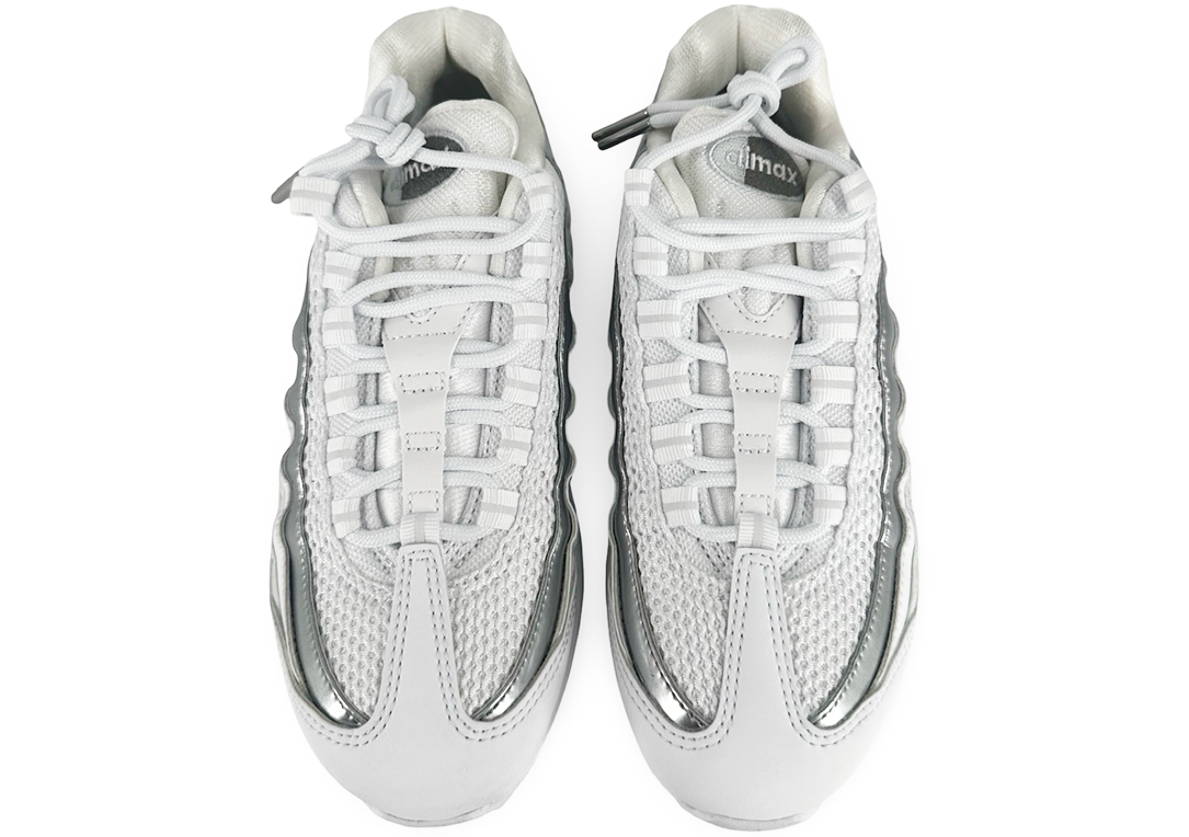Nike Air Max 95 SE Big Bubble White Metallic Silver (Women's)