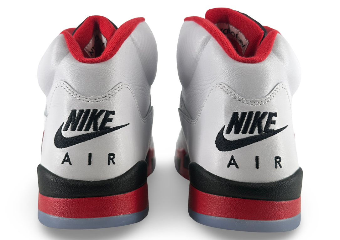Jordan 5 Retro Fire Red Black Tongue (2025)