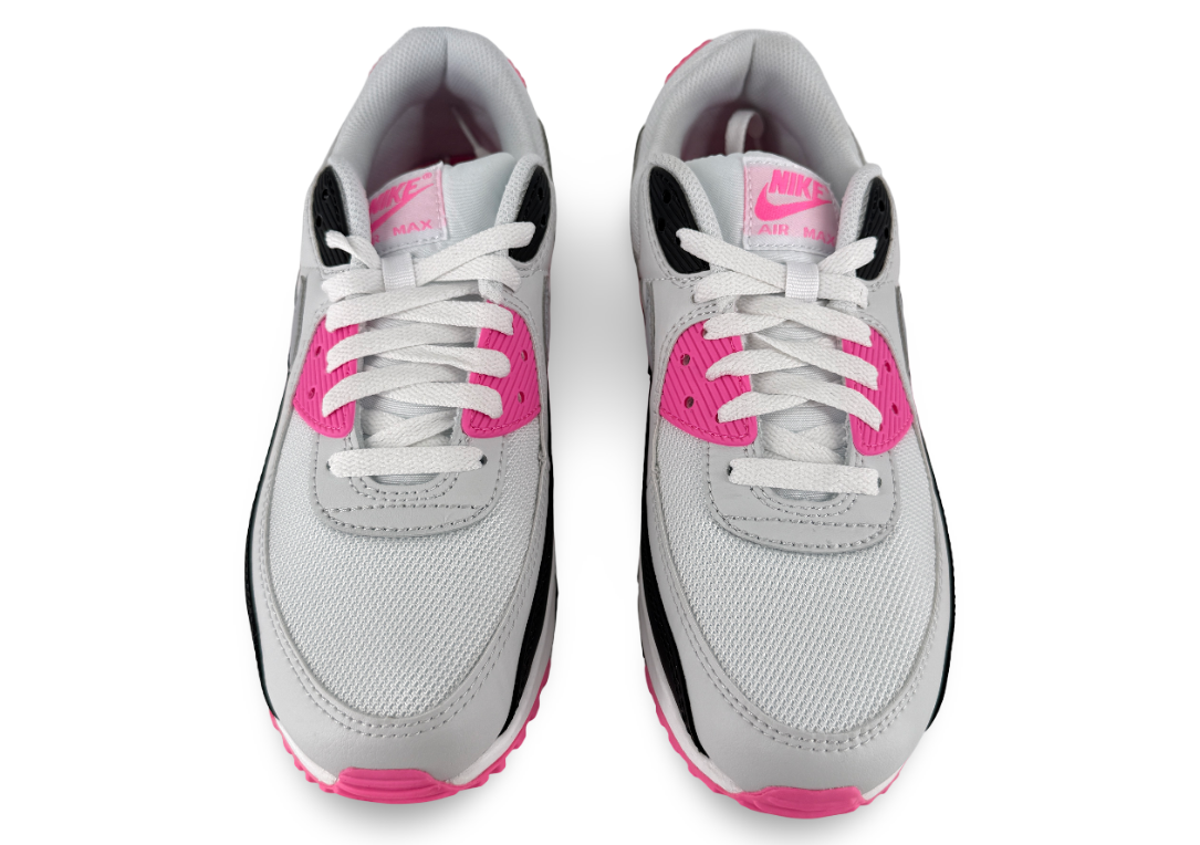Nike Air Max 90 White Pink Glow Wolf Grey (Women's)