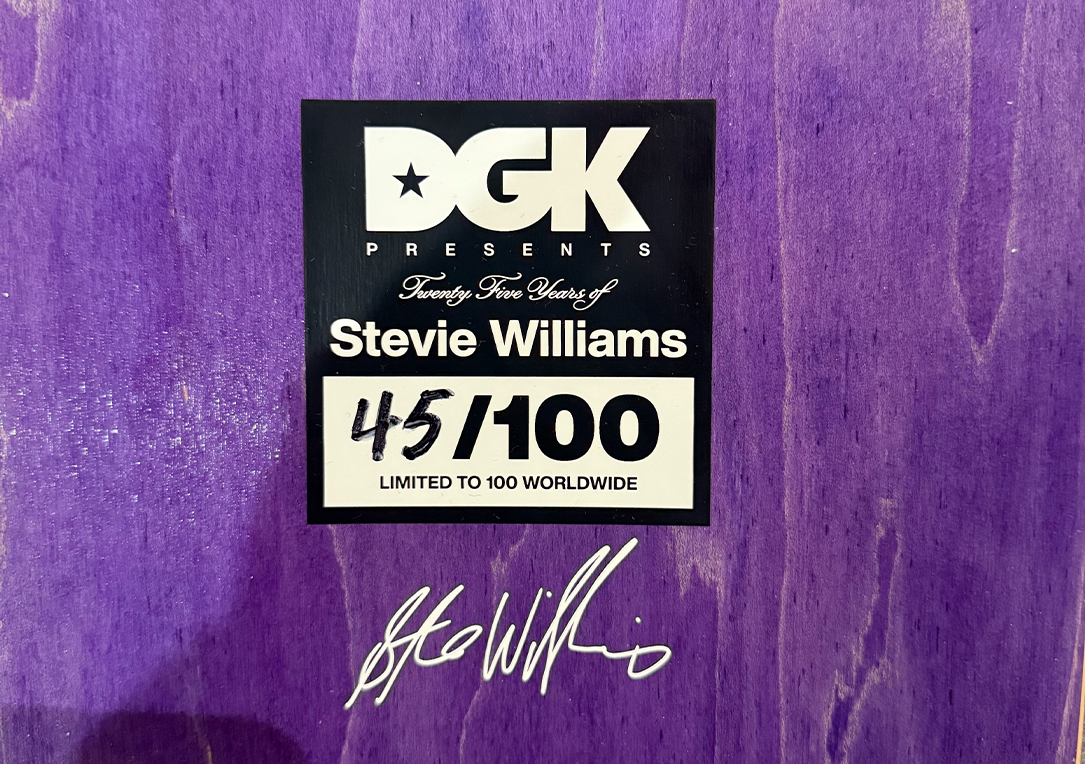 DGK Stevie Williams 25th Anniversary Skateboard Deck