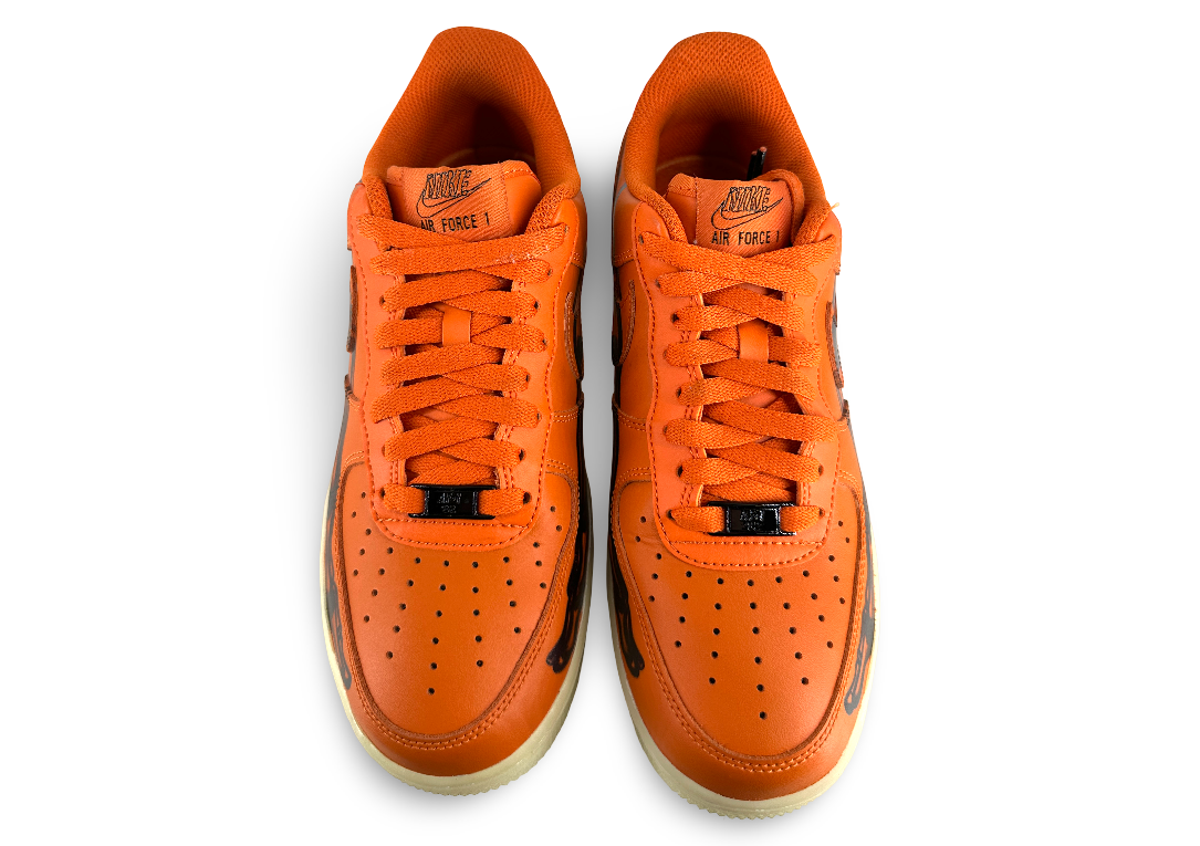 Nike Air Force 1 Low Orange Skeleton Halloween (2020)