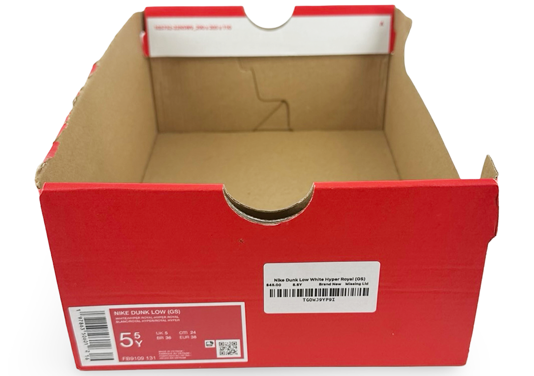 Nike Dunk Low White Hyper Royal (GS)