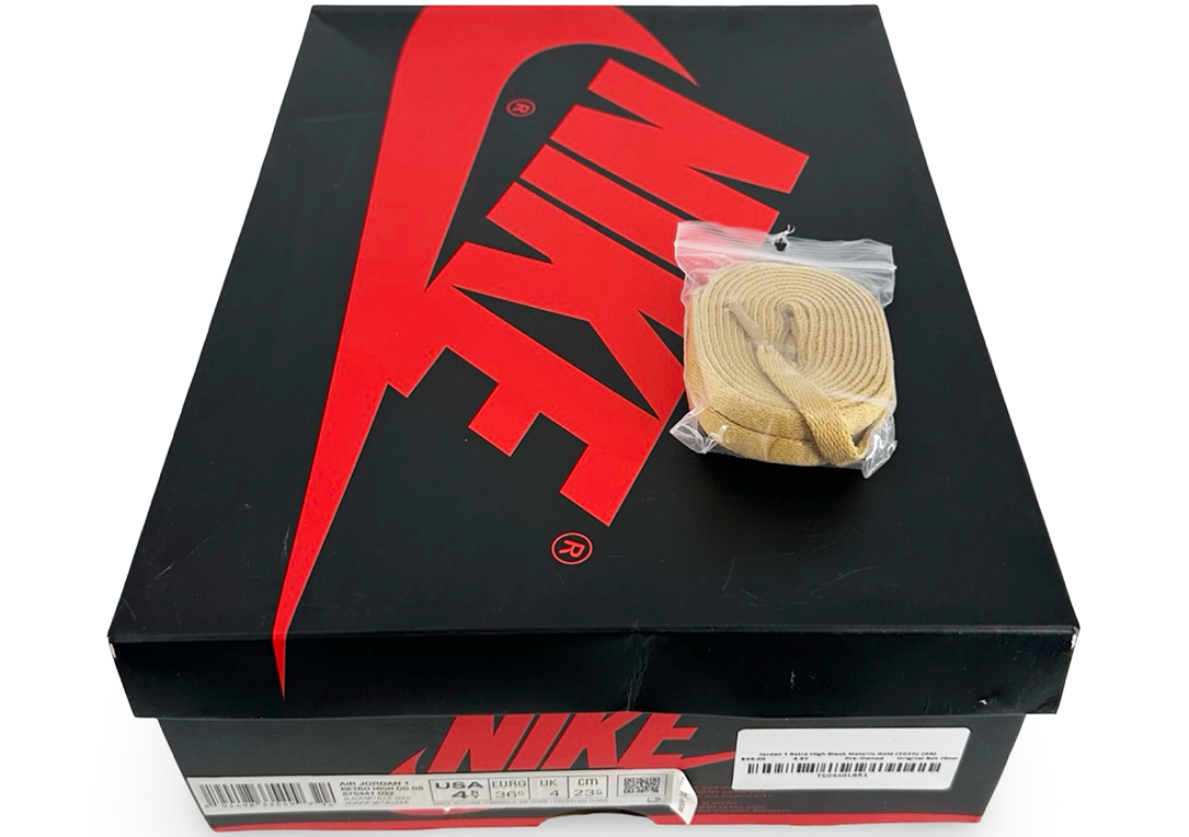 Jordan 1 Retro High Black Metallic Gold (2020) (GS)