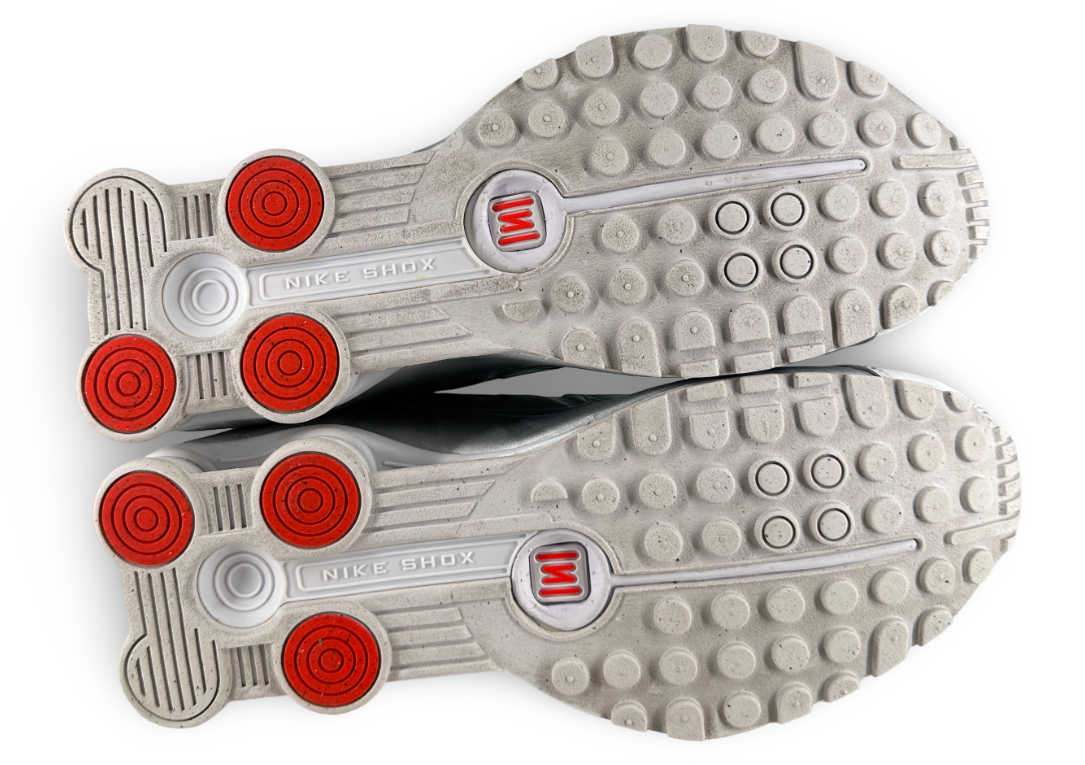 Nike Shox R4 White Metallic Silver (Women's)