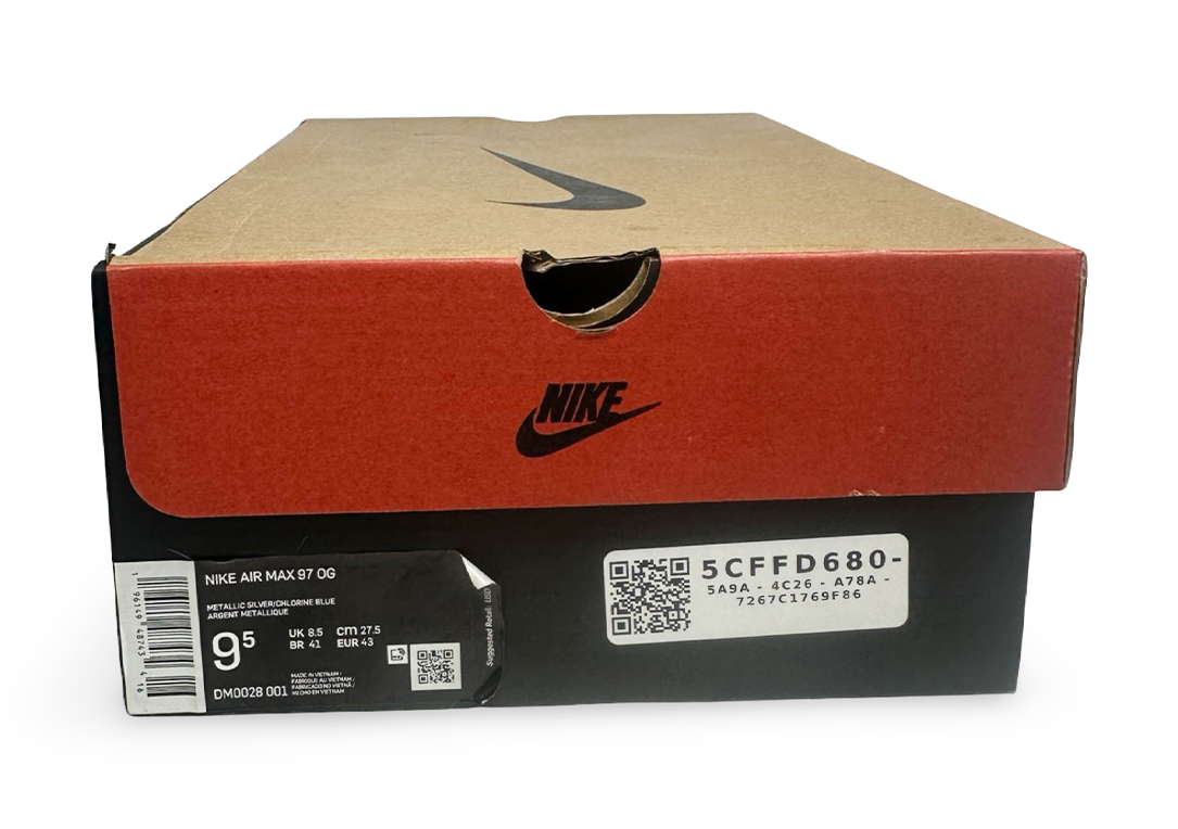 Nike Air Max 97 Metallic Silver Chlorine Blue