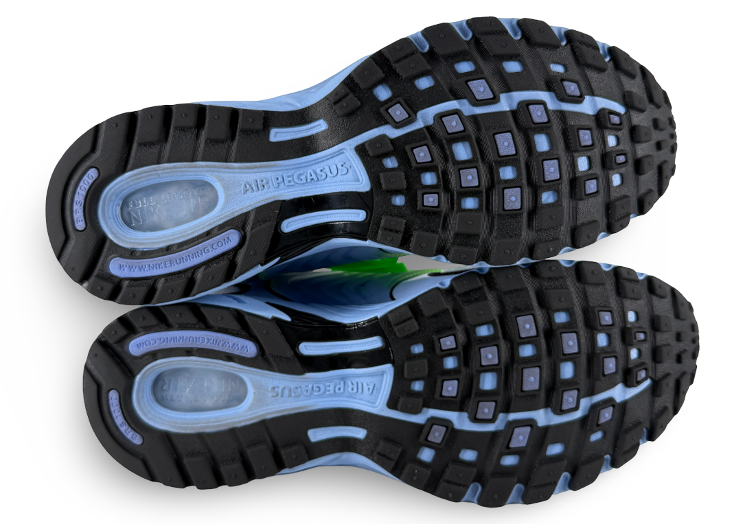 Nike Air Pegasus Wave Football Grey Green Strike