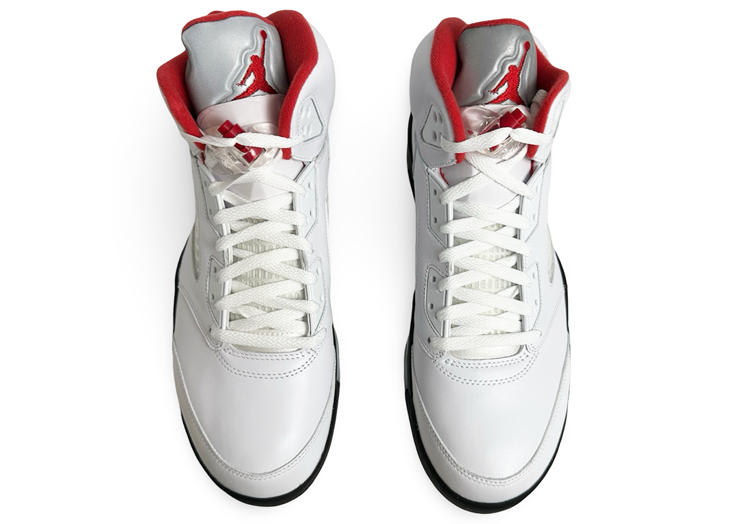 Jordan 5 Retro Fire Red Silver Tongue (2020)