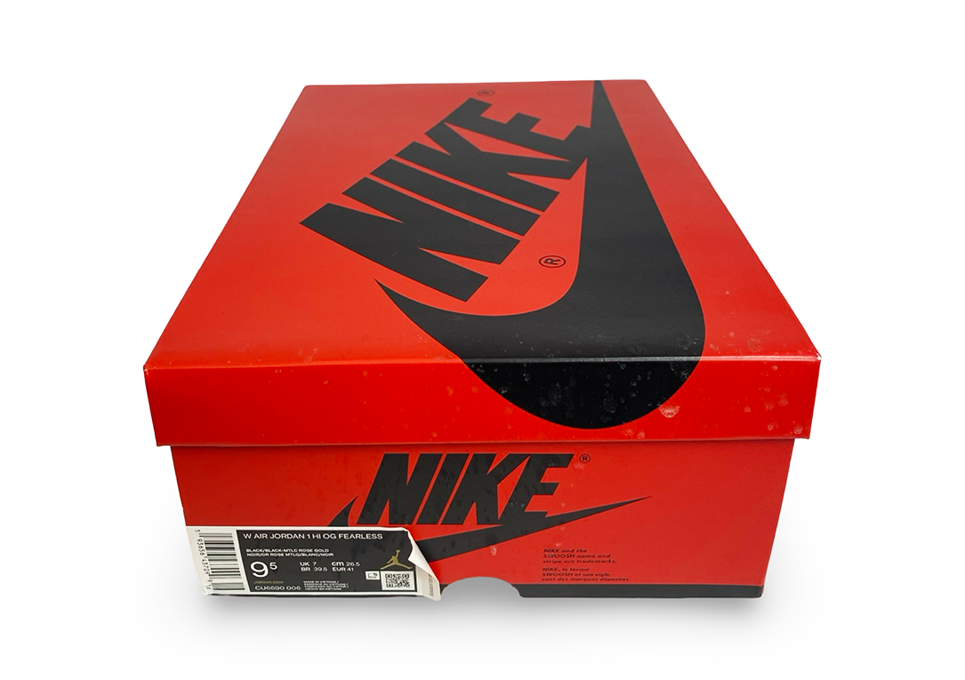 Jordan 1 Retro High Fearless Metallic Rose Gold (Womens)