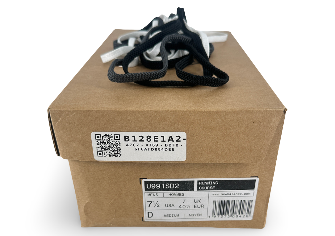 New Balance 991v2 MiUK Stone Island Black