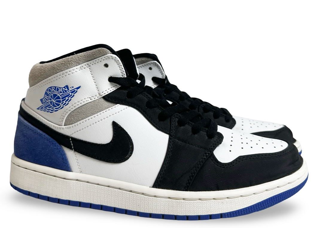 Jordan 1 Mid SE Royal Black Toe