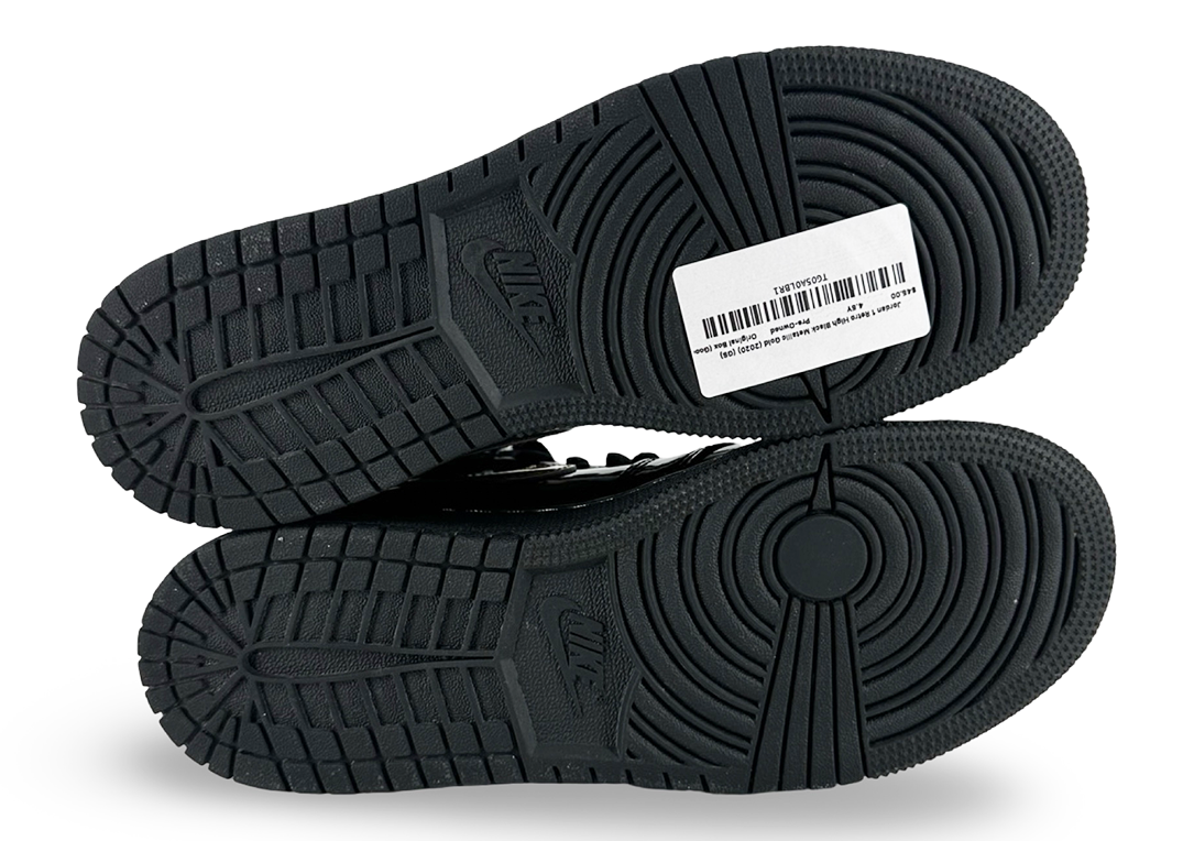 Jordan 1 Retro High Black Metallic Gold (2020) (GS)