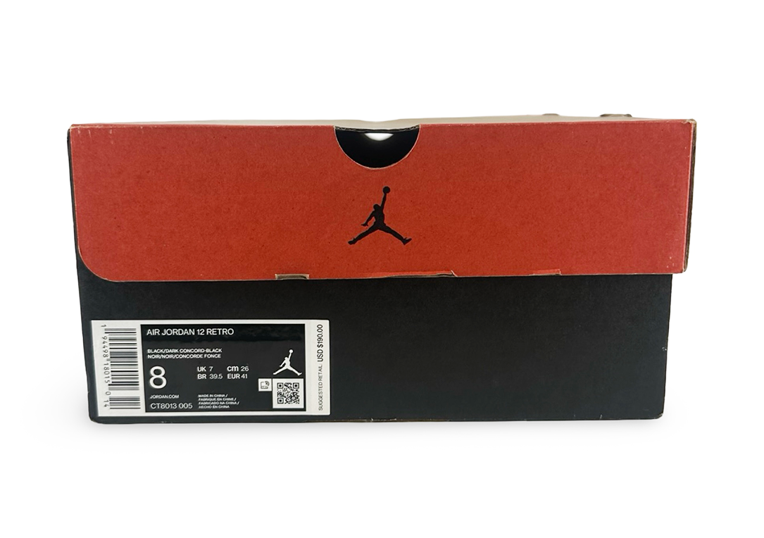Jordan 12 Retro Black Dark Concord