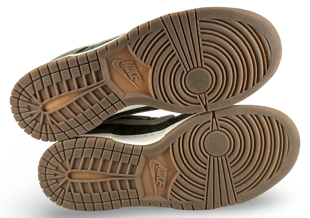 Nike Dunk Low Premium SE Woven Medium Olive Gum (Women's)