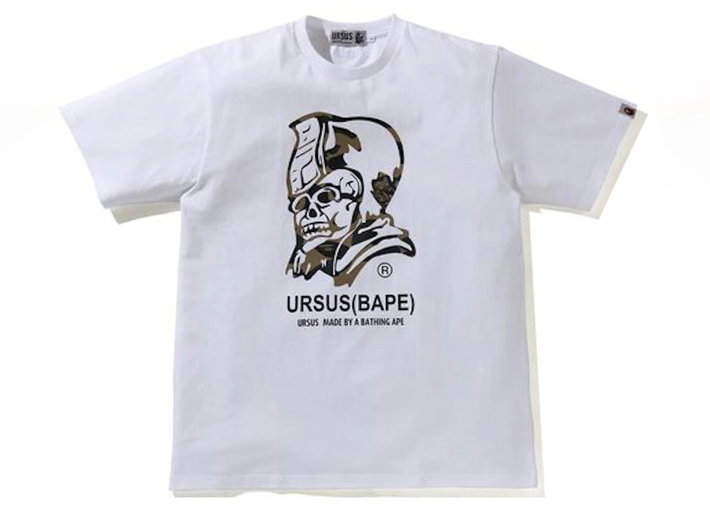 BAPE Ursus Camo Trademark Tee White
