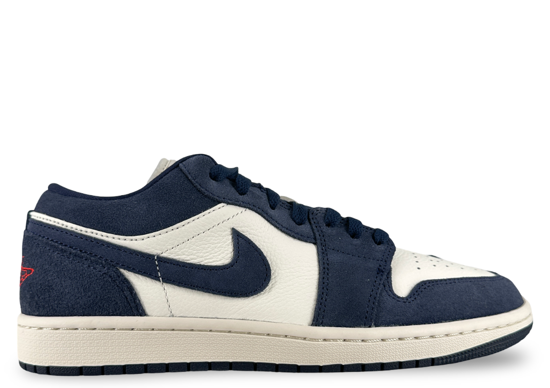 Jordan 1 Low SE Obsidian Suede