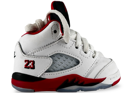 Jordan 5 Retro Fire Red Black Tongue (2025) (TD)