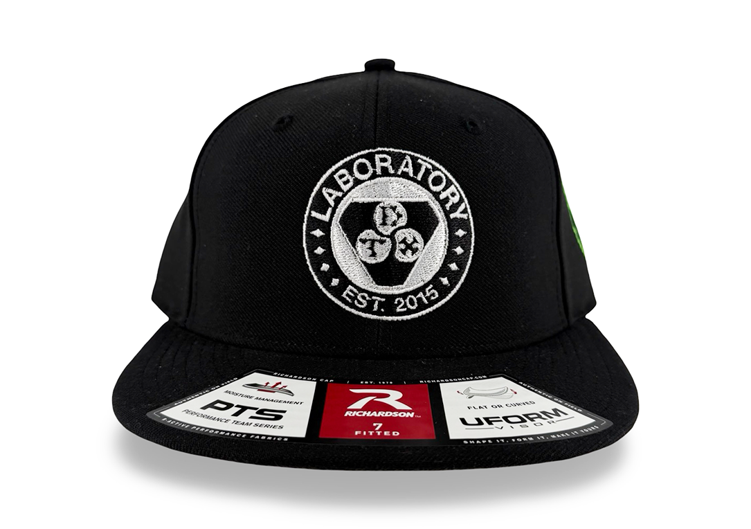 "LAB HAZ" FW25 Fitted Hat Black
