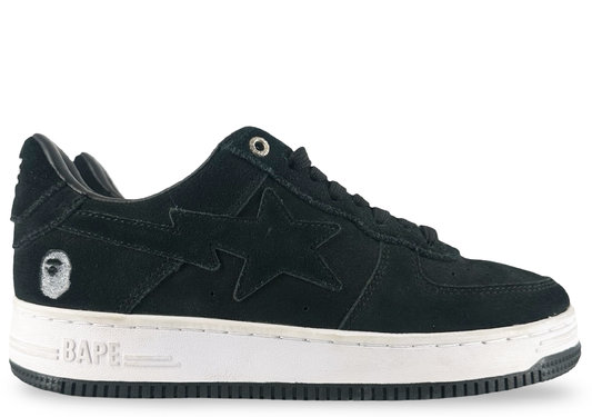 A Bathing Ape Bape Sta Black Seude