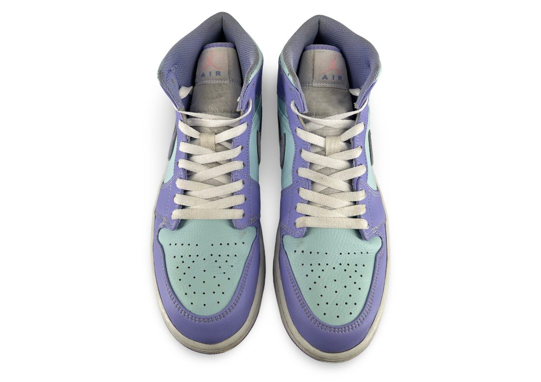 Jordan 1 Mid Purple Aqua