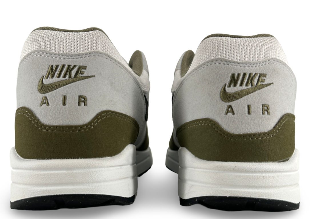 Nike Air Max 1 White Black Medium Olive