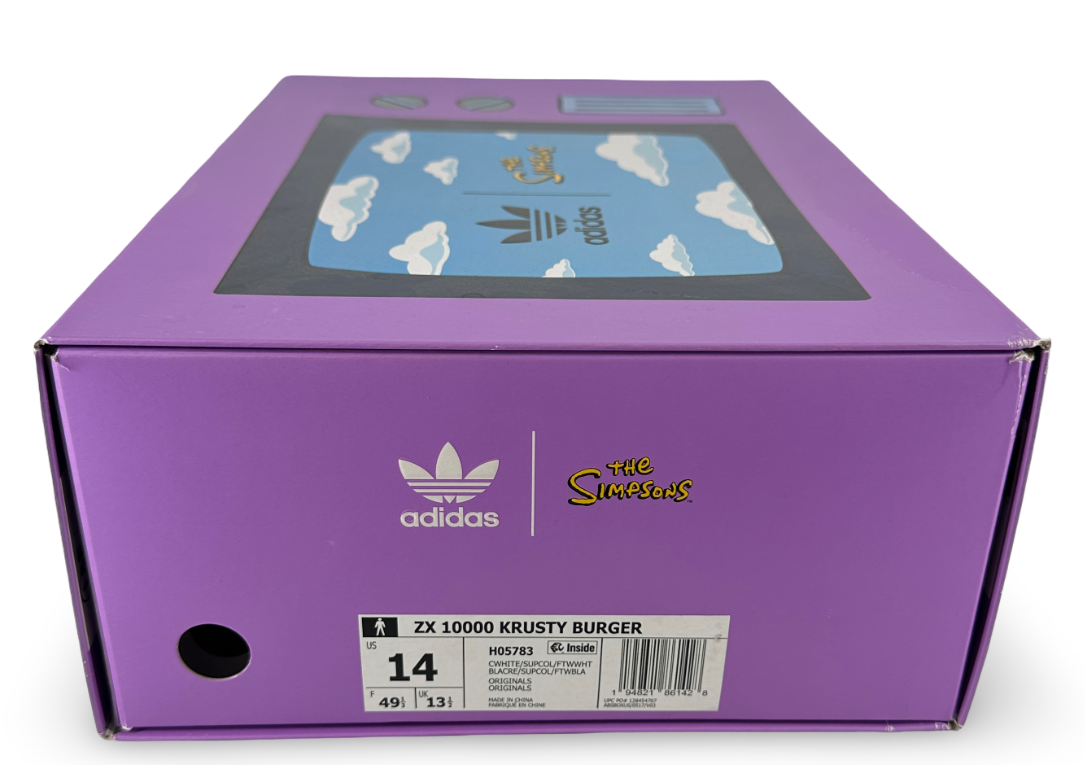 adidas ZX 10000 The Simpsons Krusty Burger