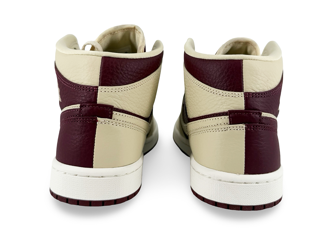 Jordan 1 Mid SE Split Beach Cherrywood Red (Womens)