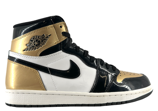 Jordan 1 Retro High NRG Patent Gold Toe