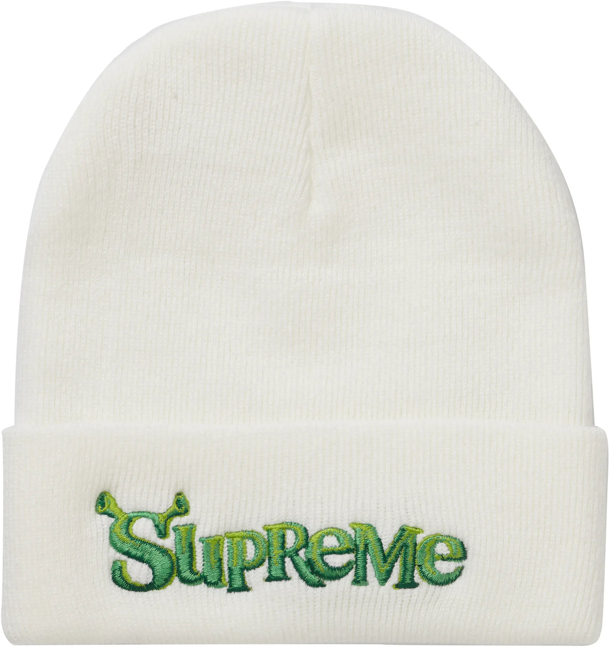 Supreme Shrek Beanie White
