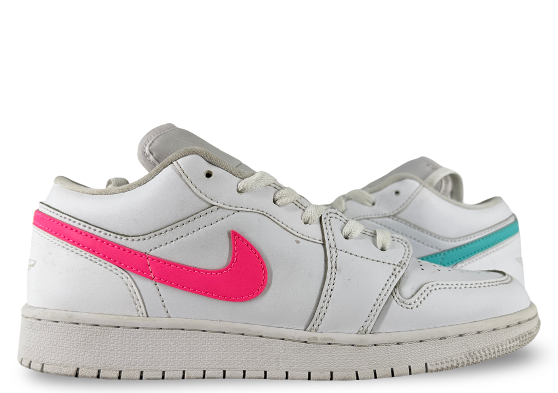 Jordan 1 Low White Neon (GS)