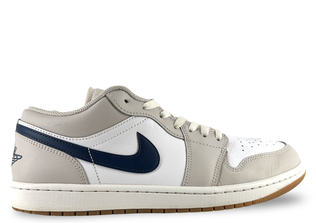 Jordan 1 Low Midnight Navy Neutral Grey