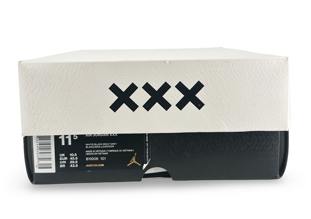 Jordan XXX White Black