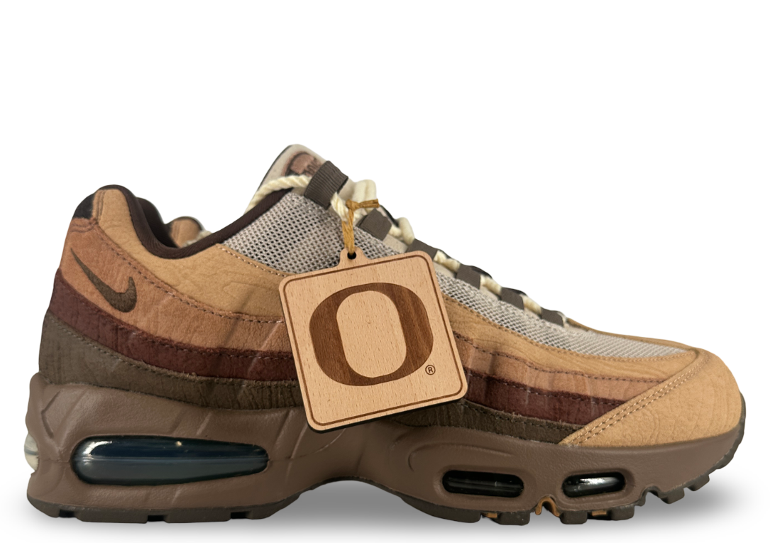 Nike Air Max 95 Big Bubble Ducks of a Feather Oregon Ducks Lumber Yard
