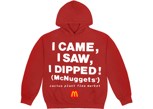 Cactus Plant Flea Market x McDonald's Team Mcnuggets Hoodie Ketchup