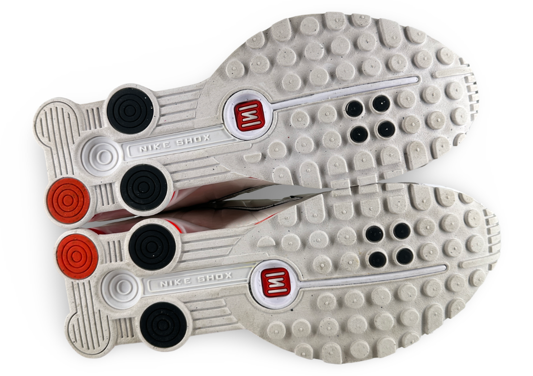 Nike Shox R4 White Phantom Picante Red (Women's)